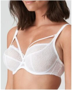 Soutien-gorge Balconnet Coupe Tulipe Prima Donna Sophora (Blanc) -Lingerie Belle soutien gorge balconnet coupe tulipe prima donna sophora blanc 2