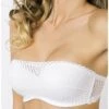Soutien-gorge Bandeau Bretelles Amovibles Antigel Tressage Graphic (Tressage Blanc) -Lingerie Belle soutien gorge bandeau bretelles amovibles antigel tressage graphic tressage blanc