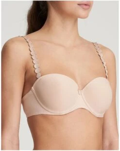 Soutien-gorge Bandeau Marie Jo Tom (Café Au Lait) -Lingerie Belle soutien gorge bandeau marie jo tom cafe au lait 3