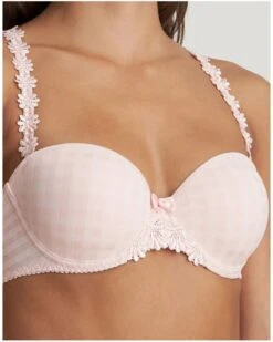Soutien-gorge Bandeau Rembourré Marie Jo Avero (Pearly Pink) -Lingerie Belle soutien gorge bandeau rembourre marie jo avero pearly pink 3