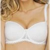 Soutien-gorge Coque Bonnets Profonds Antigel Tressage Graphic (Tressage Blanc) -Lingerie Belle soutien gorge coque bonnets profonds antigel tressage graphic tressage blanc