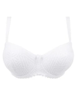 Soutien-gorge Coque Bonnets Profonds Antigel Tressage Graphic (Tressage Blanc) -Lingerie Belle soutien gorge coque bonnets profonds antigel tressage graphic tressage blanc 2