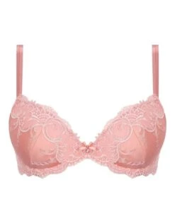 Soutien-gorge Coque Lise Charmel Splendeur Soie (Splendeur Rose) -Lingerie Belle soutien gorge coque lise charmel splendeur soie splendeur rose 2