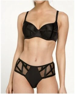 Soutien-gorge Coque Louisa Bracq Série (Noir) -Lingerie Belle soutien gorge coque louisa bracq serie noir 2
