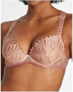 Soutien-gorge Coque Plunge Aubade Sensory Illusion (Silk Rose) -Lingerie Belle soutien gorge coque plunge aubade sensory illusion silk rose 2