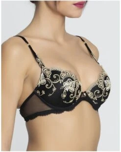 Soutien-gorge Coque Progressive Lise Charmel Déesse En Glam (Or Glamour) -Lingerie Belle soutien gorge coque progressive lise charmel deesse en glam or glamour 4