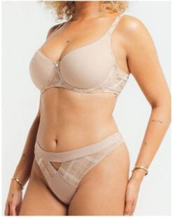 Soutien-gorge Coque Spacer Louisa Bracq Albanach (Chair) -Lingerie Belle soutien gorge coque spacer louisa bracq albanach chair 2