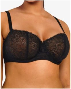 Soutien-gorge Corbeille Chantelle Day To Night (Noir) -Lingerie Belle soutien gorge corbeille chantelle day to night noir 7