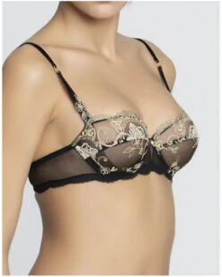 Soutien-gorge Corbeille Lise Charmel Déesse En Glam (Or Glamour) -Lingerie Belle soutien gorge corbeille lise charmel deesse en glam or glamour 4