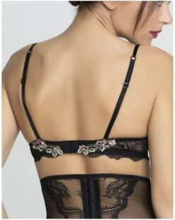 Soutien-gorge Corbeille Lise Charmel Désir De Roses (Rose Ebène) -Lingerie Belle soutien gorge corbeille lise charmel desir de roses rose ebene 3