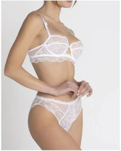 Soutien-gorge Corbeille Lise Charmel Féérie Couture (Blanc) -Lingerie Belle soutien gorge corbeille lise charmel feerie couture blanc 3