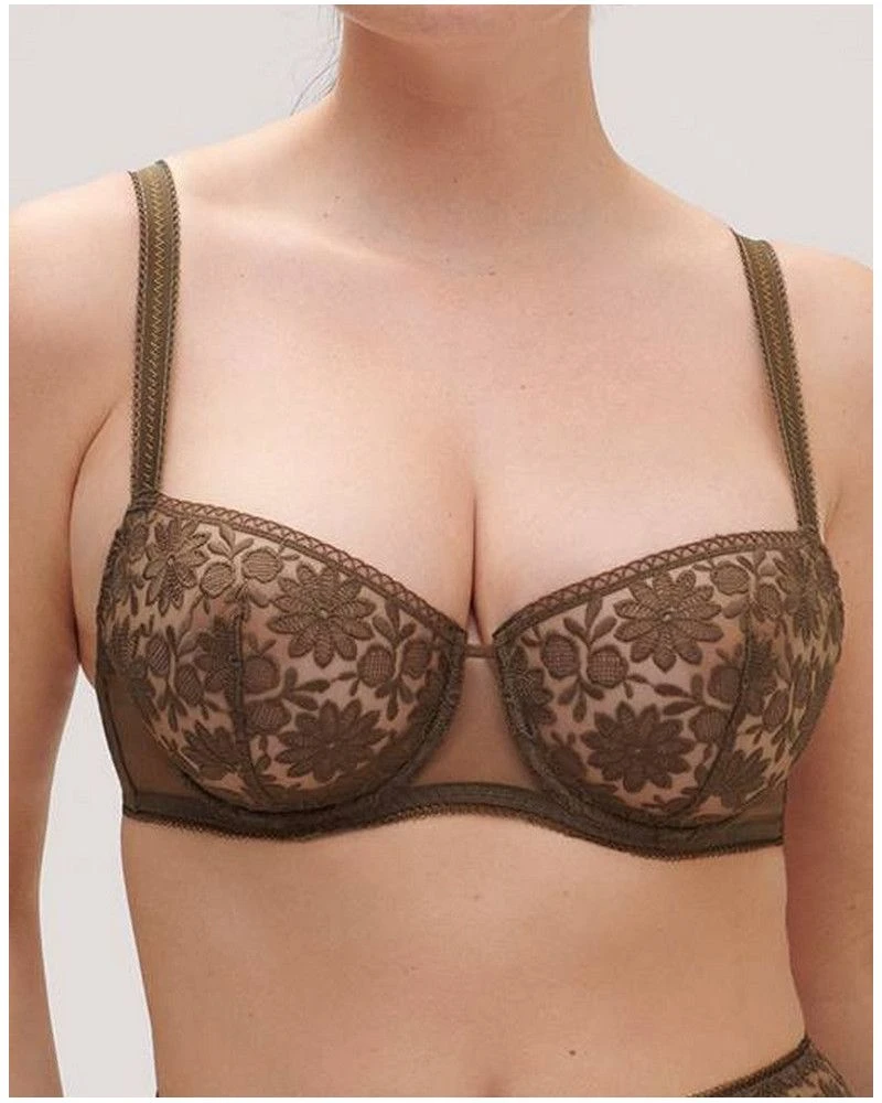 Simone Perele Soutien-gorge Corbeille Simone Pérèle Amazone (Vert Nomade) 3 Simone Perele Soutien-gorge Corbeille Simone Pérèle Amazone (Vert Nomade)