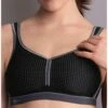 Soutien-gorge De Sport Anita Active Performance (Noir/Anthracite) -Lingerie Belle soutien gorge de sport anita active performance noiranthracite