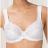 Soutien-gorge Emboîtant Bien-être Triumph Modern Lace+Cotton (Blanc) -Lingerie Belle soutien gorge emboitant bien etre triumph modern lacecotton blanc
