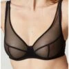 Soutien-gorge Emboîtant Bonnets Profonds Maison Lejaby Nufit (Noir)