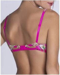Soutien-gorge Glamour Lise Charmel Envolée De Fleurs (Envolée Fuschia) -Lingerie Belle soutien gorge glamour lise charmel envolee de fleurs envolee fuschia 2