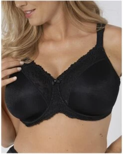 Soutien-gorge Minimiseur Triumph Ladyform Soft (Noir) -Lingerie Belle soutien gorge minimiseur triumph ladyform soft noir 2