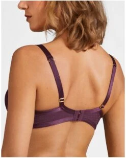 Soutien-gorge Plunge Coque Aubade Femme Passion (Wineberry) -Lingerie Belle soutien gorge plunge coque aubade femme passion wineberry 2