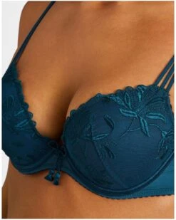 Soutien-gorge Plunge Coussinet Aubade Lovessence (Imperial Green) -Lingerie Belle soutien gorge plunge coussinet aubade lovessence imperial green 3
