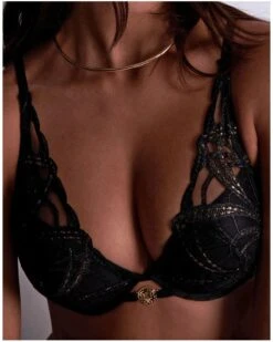 Soutien-gorge Plunge Foulard Aubade X Elie Saab My Desire (Secret Date) -Lingerie Belle soutien gorge plunge foulard aubade x elie saab my desire secret date 2