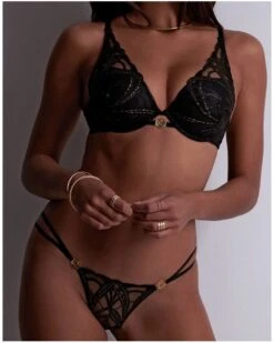 Soutien-gorge Plunge Foulard Aubade X Elie Saab My Desire (Secret Date) -Lingerie Belle soutien gorge plunge foulard aubade x elie saab my desire secret date 3