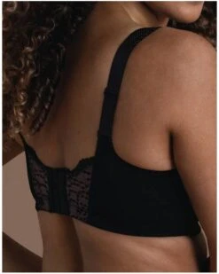 Devant -Lingerie Belle soutien gorge sans armature anita confort orely noir 1