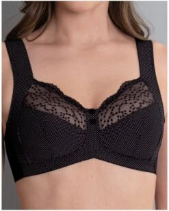 Devant 12 Soutien-gorge Sans Armature Anita Confort Orely (Noir)
