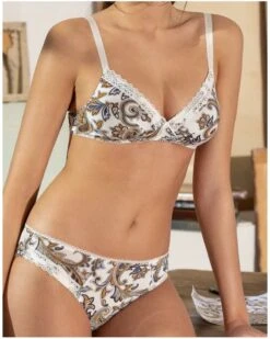 Soutien-gorge Sans Armature Antigel Evasion Cashmer (Ocre Evasion) -Lingerie Belle soutien gorge sans armature antigel evasion cashmer ocre evasion 1