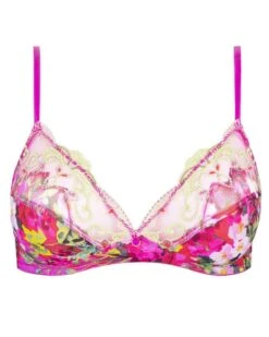 Soutien-gorge Sans Armature Lise Charmel Envolée De Fleurs (Envolée Fuschia) -Lingerie Belle soutien gorge sans armature lise charmel envolee de fleurs envolee fuschia 3