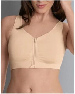 Soutien-gorge Sans Armature Moulé à Fermeture éclaire Anita Care Lynn (Desert)