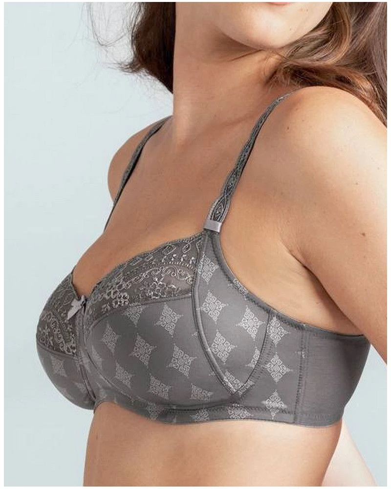 Soutien-gorge Sans Armature Rosa Faia Mila (Gris Titane) 3 Soutien-gorge Sans Armature Rosa Faia Mila (Gris Titane)
