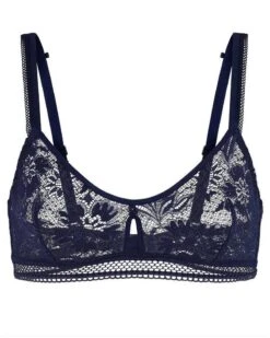 Simone Perele Soutien-gorge Sans Armature Simone Pérèle Vertige (Bleu Nuit) -Lingerie Belle soutien gorge sans armature simone perele vertige bleu nuit 2