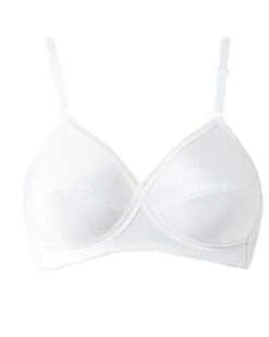 Soutien-gorge Sans Armature Triumph Elastiform (Blanc) -Lingerie Belle soutien gorge sans armature triumph elastiform blanc 3