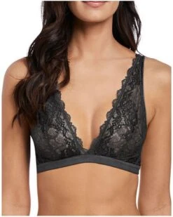 Soutien-gorge Sans Armature Wacoal Lace Perfection (Charcoal)