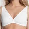 Soutien-gorge Soft Calida Natural Comfort (Blanc) -Lingerie Belle soutien gorge soft calida natural comfort blanc