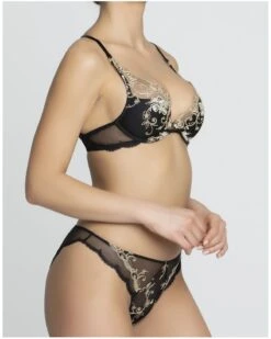 Soutien-gorge Triangle Armatures Lise Charmel Déesse En Glam (Or Glamour) -Lingerie Belle soutien gorge triangle armatures lise charmel deesse en glam or glamour 2