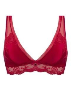 Soutien-gorge Triangle Lise Charmel Splendeur Soie (Splendeur Rouge) -Lingerie Belle soutien gorge triangle lise charmel splendeur soie splendeur rouge 4