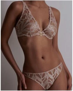 Soutien-gorge Triangle Plunge Aubade X Elie Saab My Desire (Love Affair) -Lingerie Belle soutien gorge triangle plunge aubade x elie saab my desire love affair 3