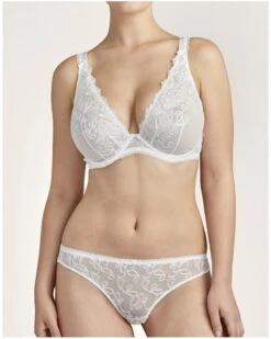 Soutien-gorge Triangle Plunge Confort Aubade Pour Toujours (Opale) 9 Soutien-gorge Triangle Plunge Confort Aubade Pour Toujours (Opale) -Lingerie Belle soutien gorge triangle plunge confort aubade pour toujours opale 2