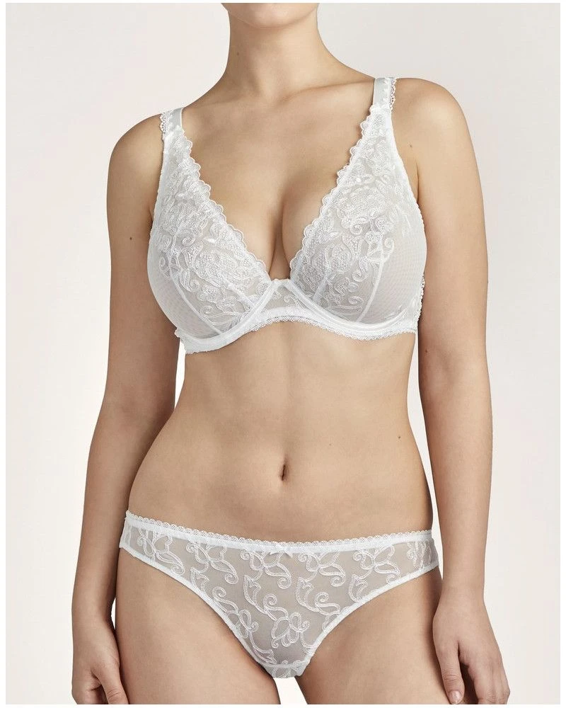 Soutien-gorge Triangle Plunge Confort Aubade Pour Toujours (Opale) 5 Soutien-gorge Triangle Plunge Confort Aubade Pour Toujours (Opale) – Image 3