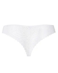String Antigel Tressage Graphic (Tressage Blanc) -Lingerie Belle string antigel tressage graphic tressage blanc 3