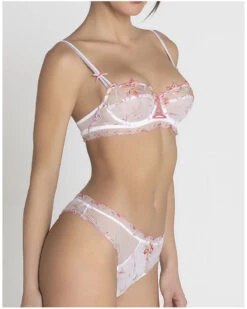 String Lise Charmel Été Frivole (Blanc Frivole) -Lingerie Belle string lise charmel ete frivole blanc frivole 2