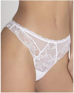 String Lise Charmel Féérie Couture (Blanc) -Lingerie Belle string lise charmel feerie couture blanc 3