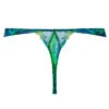 String Sexy Lise Charmel Grâce Aquatique (Floral Aqua) -Lingerie Belle string sexy lise charmel grace aquatique floral aqua