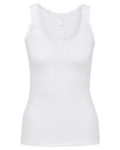 Tank Top Calida Etude Toujours (Blanc) -Lingerie Belle tank top calida etude toujours blanc 2