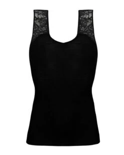 Tee-shirt Sans Manche Bien-être Lise Charmel Plaisir Caresse (Noir) -Lingerie Belle tee shirt sans manche bien etre lise charmel plaisir caresse noir 2