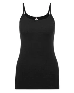 Top Bretelles Fines 100% Coton Triumph Katia Basics (Noir) -Lingerie Belle top bretelles fines 100 coton triumph katia basics noir 4